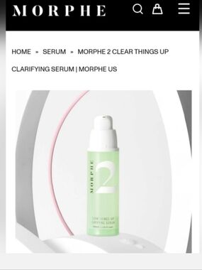 MORPHE M2 CLEAR THINGS UP CLARIFYING SERUM NWOB